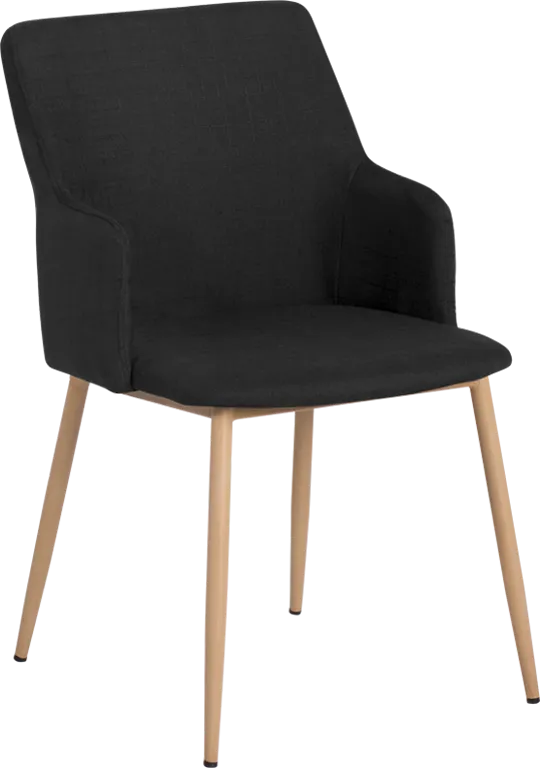 Kitchen chair with metal base